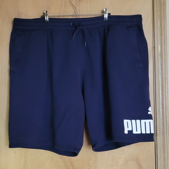 Puma Sweat Short 3XL Navy White - Picture 1 of 5
